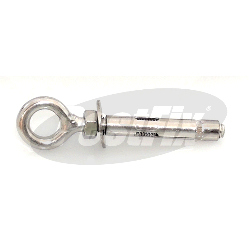 Mini Eye Bolt Sleeved Intermediate Fixing - 8mm